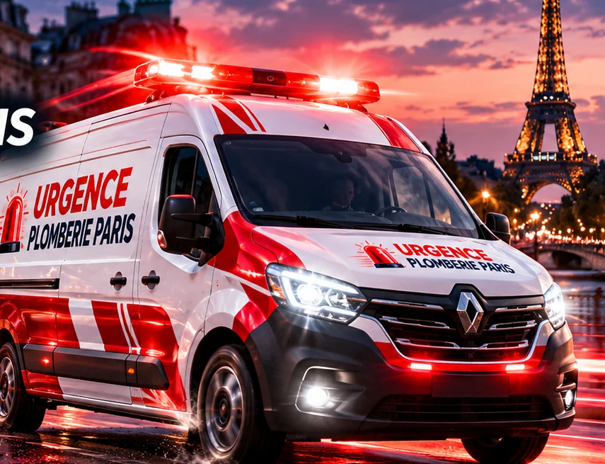 Camion d'intervention Urgence Plomberie Paris à Paris